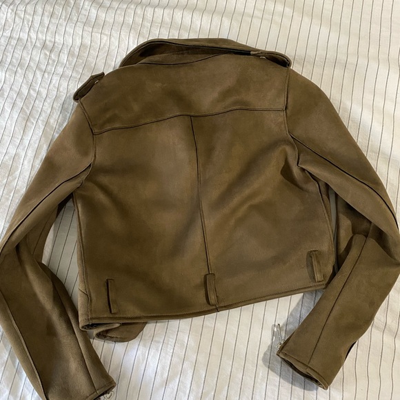 Zara Suede Motorcycle Jacket - Picture 3 of 3